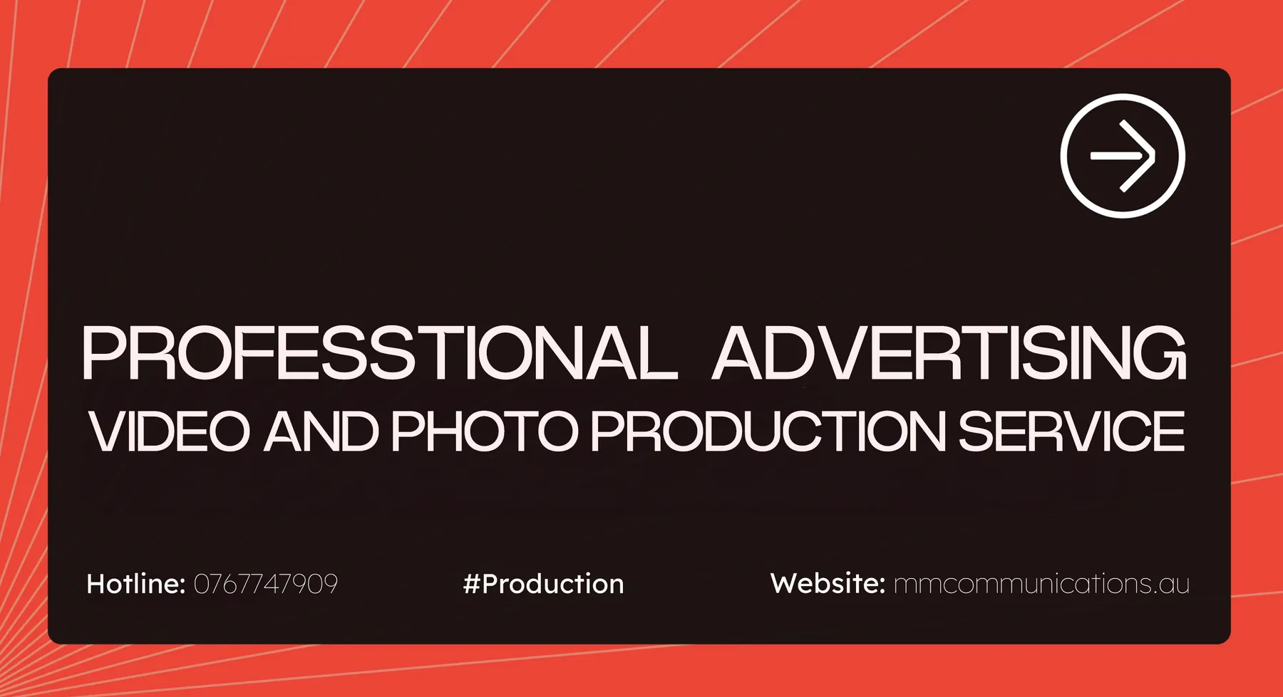 专业广告视频和照片制作服务