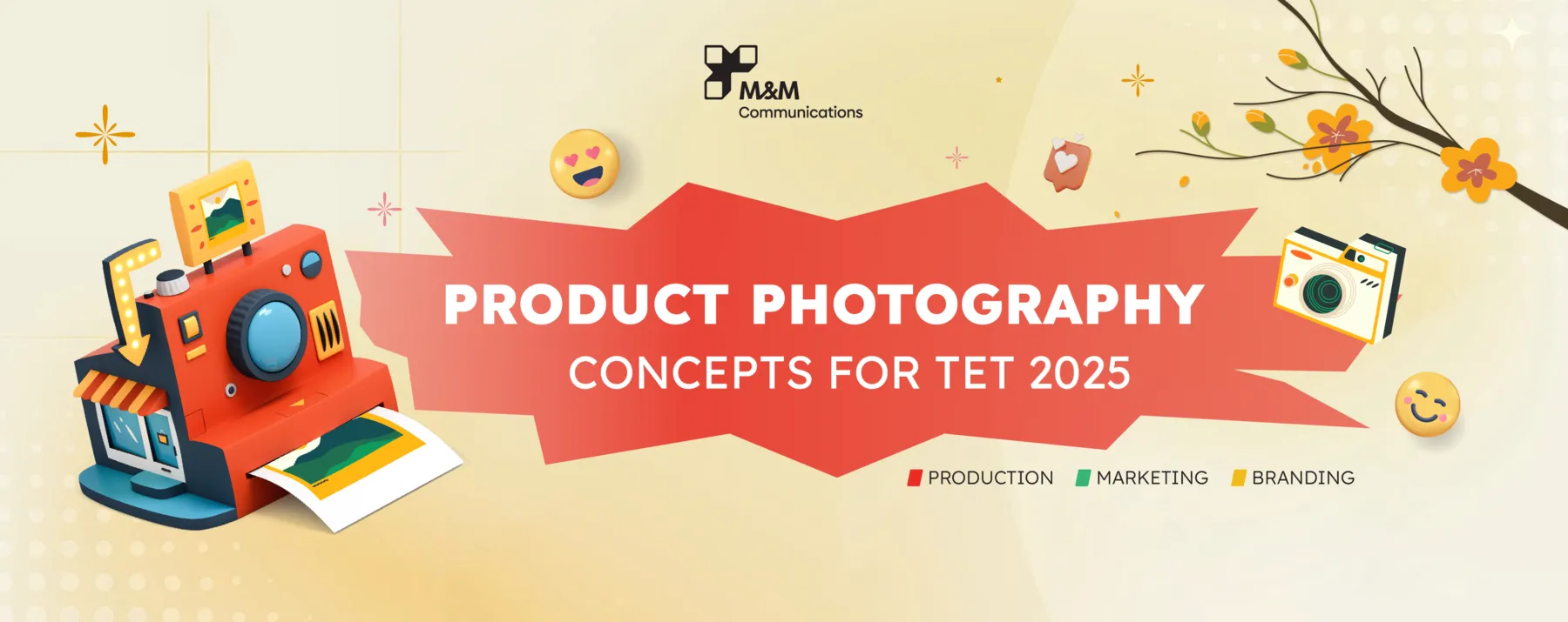 探索 2025 年 TET（可能指某个活动或节日）的产品摄影概念。