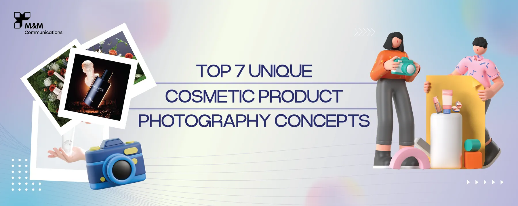 7大独特美妆产品摄影创意