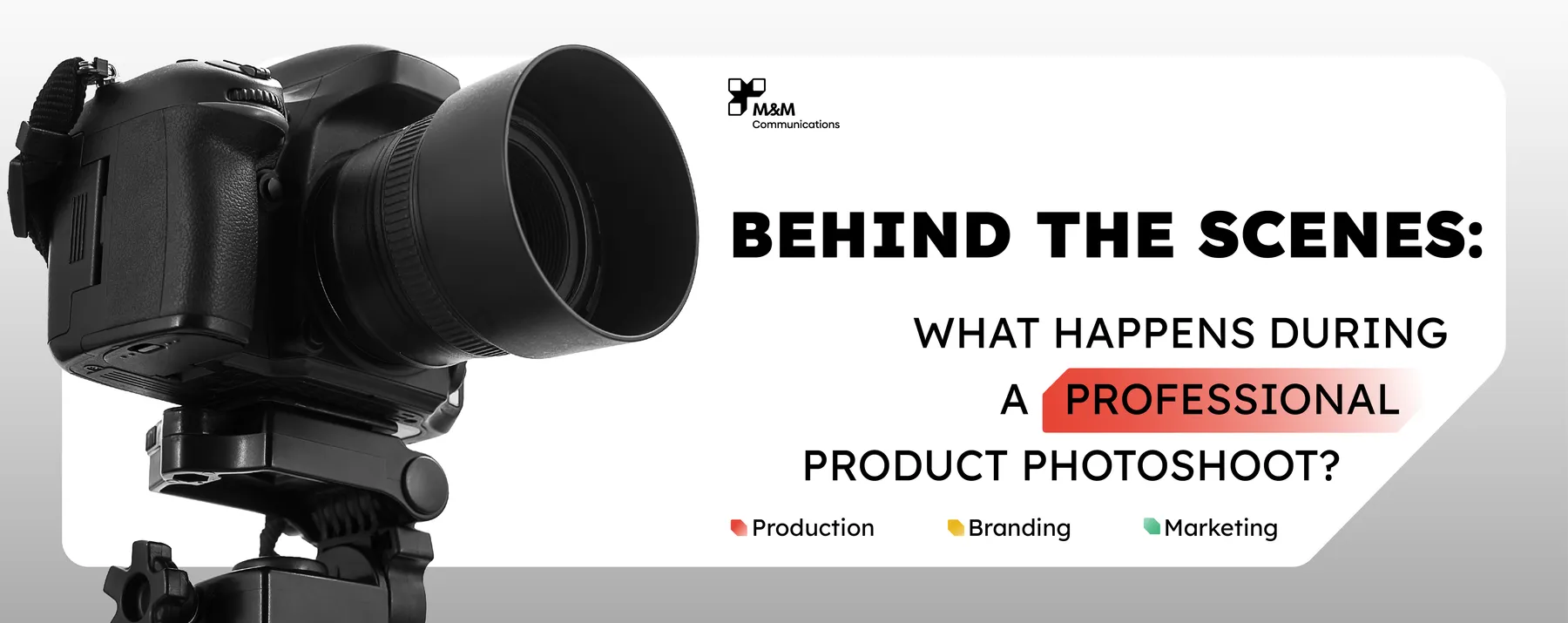 幕后花絮：专业产品拍摄中会发生什么？