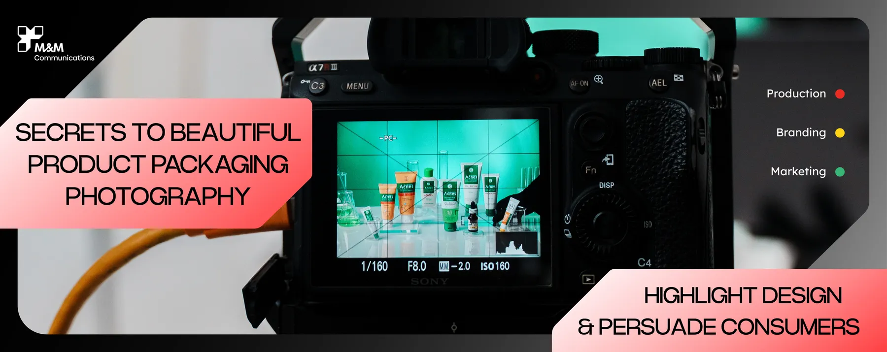 精美产品包装摄影的秘诀：突出设计，说服消费者