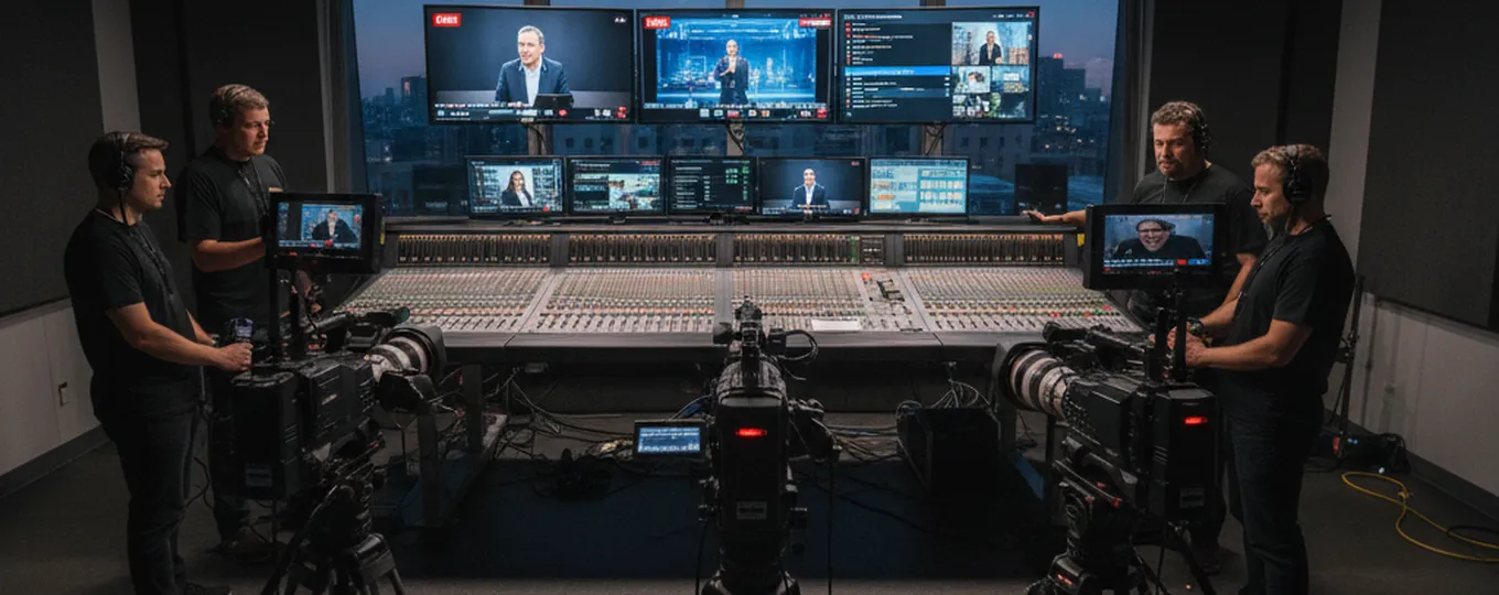 直播制作：专业广播的技术设置和节目管理