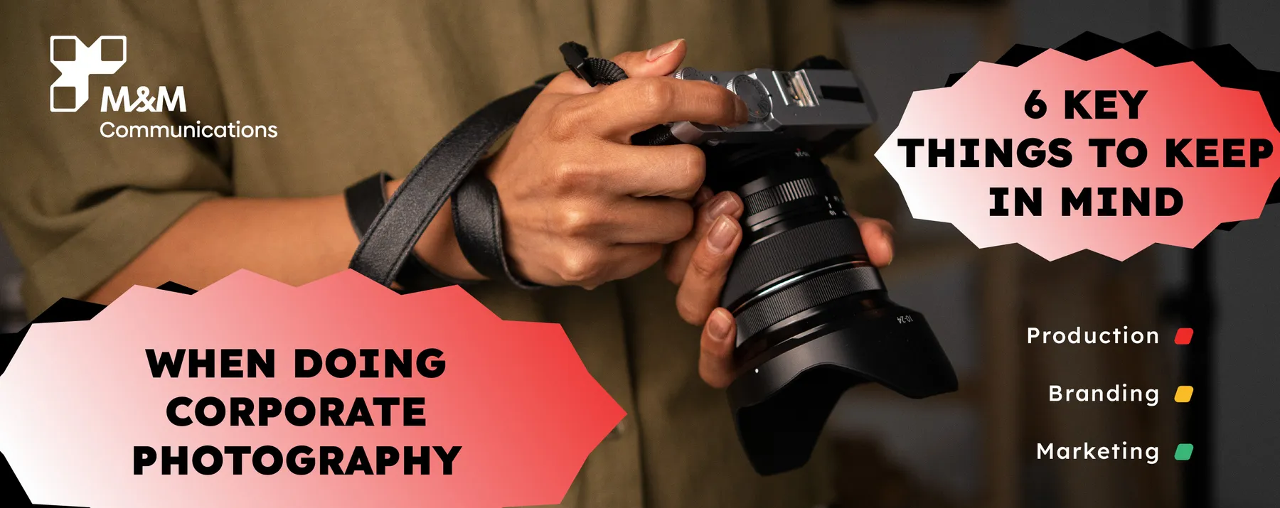 在进行企业摄影时，需要注意以下6个关键事项：